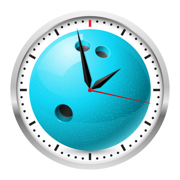 Sports Wall Clock - Vector, Image