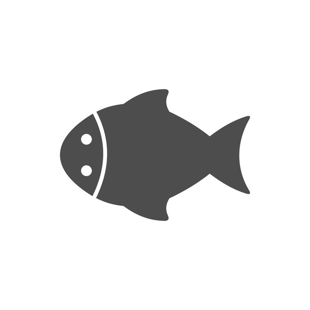 Flounder fish Vector icon. White background. - Vector, Image