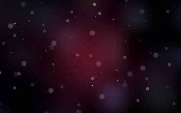 Tmavě červené vektor přikryjeme krásné sněhové vločky. Zářivé barevné ilustrace se sněhem v vánoční stylu. Vzor lze použít pro rok nové webové stránky. - Vektor, obrázek