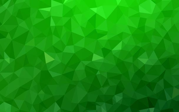 Vaaleanvihreä vektori paistaa kolmionmuotoinen tausta. Luova geometrinen kuva Origami tyyliin kaltevuus. Kolmion malli suunnittelua varten
. - Vektori, kuva