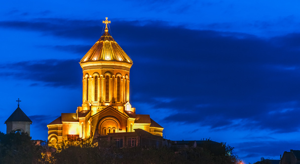 Sameba katedrála Nejsvětější Trojice v Tbilisi, Gruzie - Fotografie, Obrázek