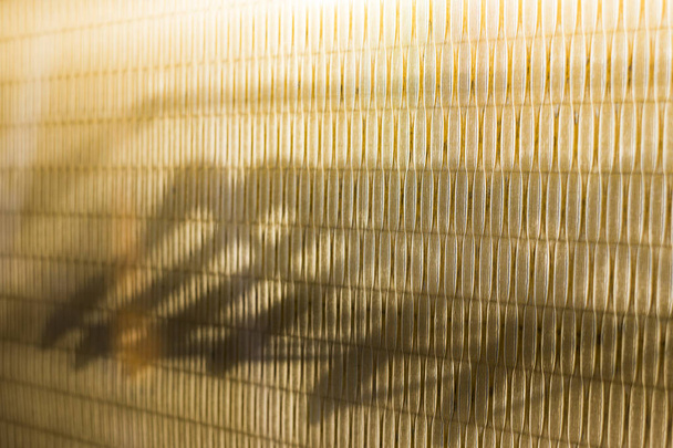  Percha de madera en garderobe iluminado
 - Foto, Imagen