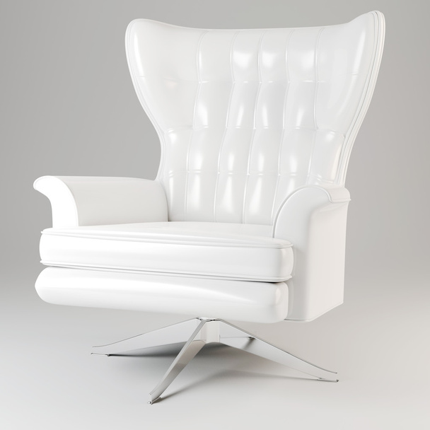 3d leather armchair - Foto, Bild