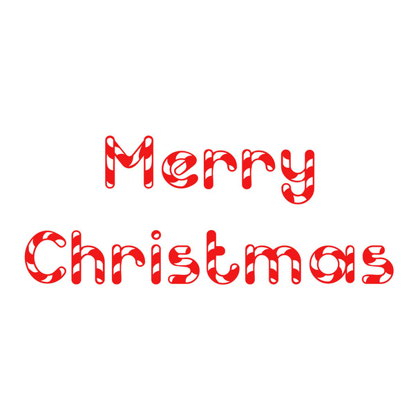 Merry Christmas greeting card design template layout on white background. - Photo, Image