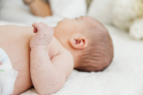 cute newborn baby on the first months of life - Фото, зображення