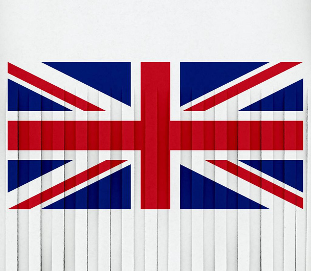 aprított Union Jack miatt Brexit - Fotó, kép