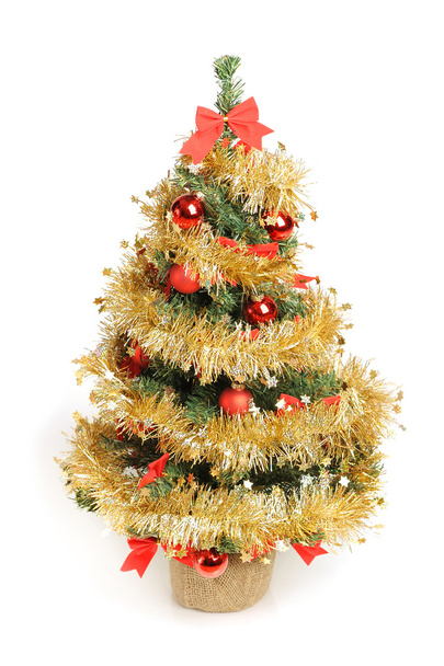 Árbol de Navidad decorado - Foto, imagen