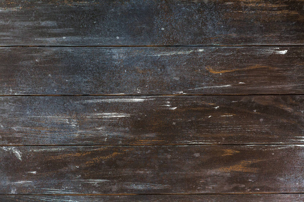 Old dark brown grunge wooden texture background - Foto, Bild