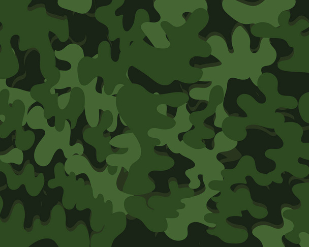 Αφηρημένη στρατιωτικό ή κυνήγι υπόβαθρο καμουφλάζ. πράσινο χρώμα. Εικονογράφηση διάνυσμα. - Διάνυσμα, εικόνα