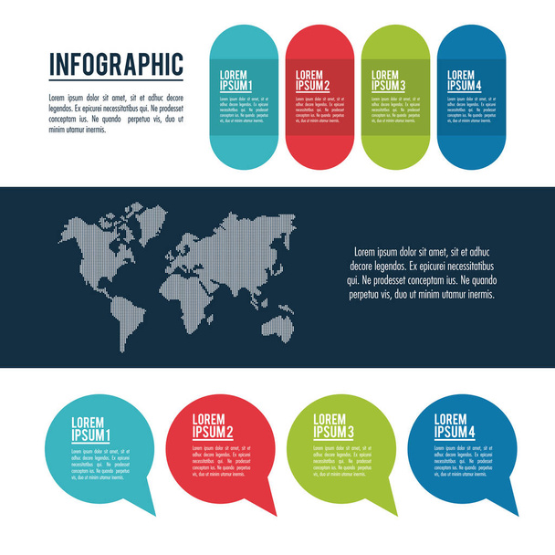 infographic styles and organization - Vector, Image
