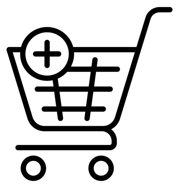 Add product, add shopping Isolated Vector Icon That can be very easily edit or modified.  - Vector, Image