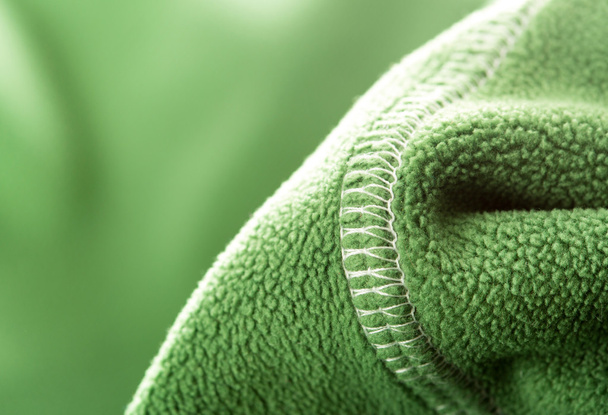 groene zachte synthetische fleece - Foto, afbeelding