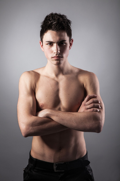 Portrait of young bodybuilder man - Zdjęcie, obraz