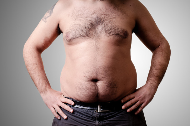 belly fat man - Photo, image