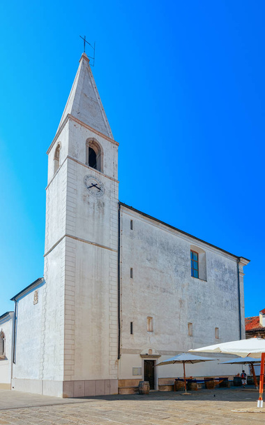 Church of St Mary of Alieto in the historic city center of Izola in Slovenia - Photo, Image