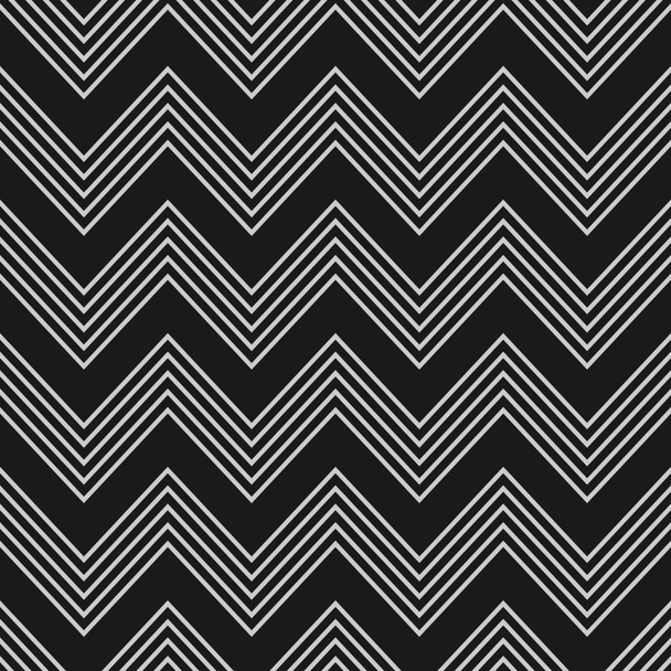 Seamless chevron pattern with monochrome colors. Trendy herringbone abstract geometric patterns for fashion textile print - Vector, Image