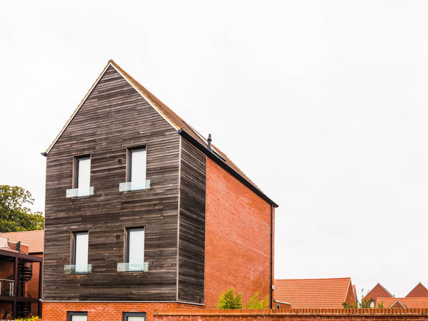 Neues einzigartiges Design Modernes Einfamilienhaus in England - Foto, Bild