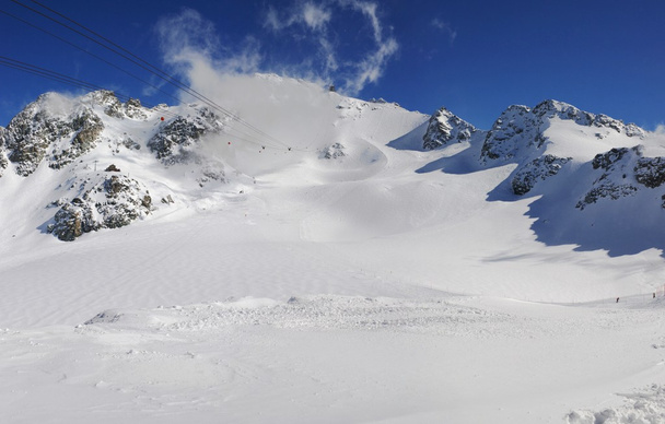 Зимові Альпи гірський курорт - Фото, зображення