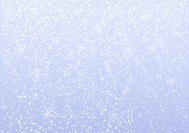 Snow falling background. Winter snowstorm. Design for Cristmas and New Year holidays. Vector. - Vector, Image
