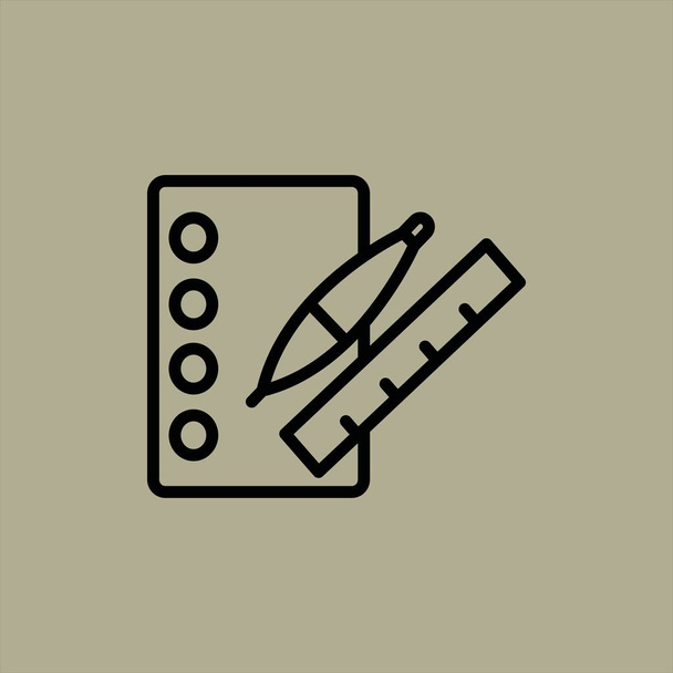 school appliance icon vector illustration  - Vettoriali, immagini