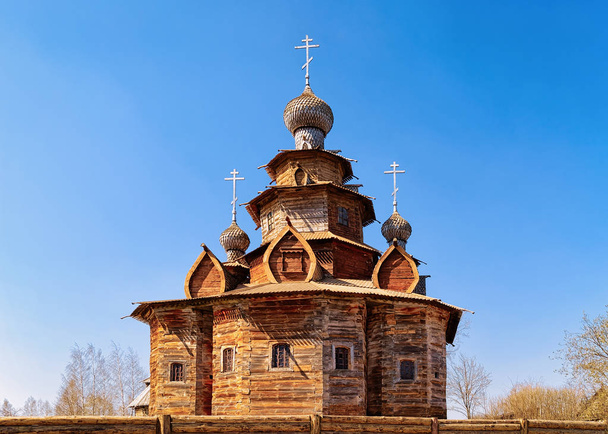 Igreja Transfiguração de madeira em Suzdal cidade em Vladimir oblast na Rússia
. - Foto, Imagem