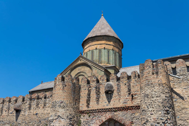 Světitskhoveli ortodoxní katedrála (UNESCO světového dědictví) v Mtskheta, Gruzie - Fotografie, Obrázek