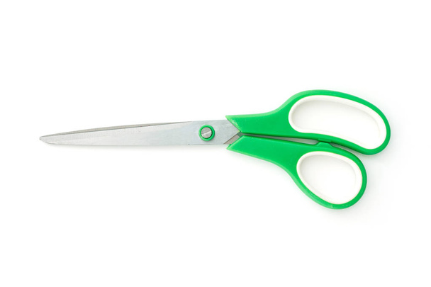 scissors cutting on white background - Photo, Image