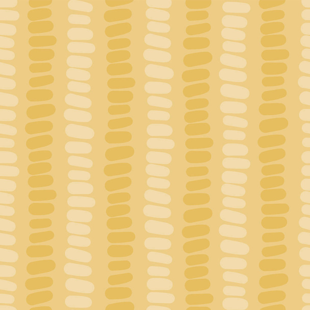 Golden seamless vector background. Gold hues hand drawn horizontal blocks in vertical rows on green background. Gold shades elegant background. Hand drawn doodle strokes. Textured backgound. Wedding - Vecteur, image