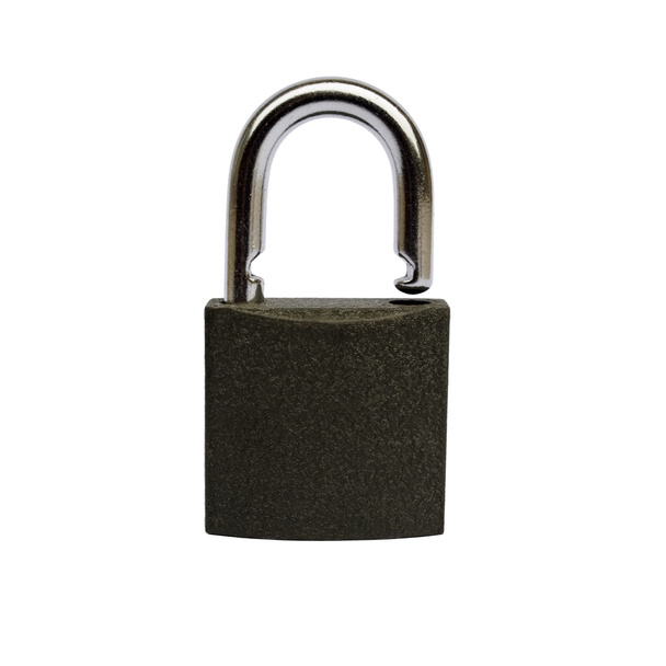 Unlocked Black padlock - Photo, Image
