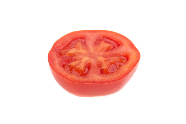 slice of tomato isolated on white background - Photo, Image