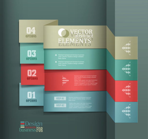 Banner vetorial moderno (Itens para Web, Design de negócios
) - Vetor, Imagem