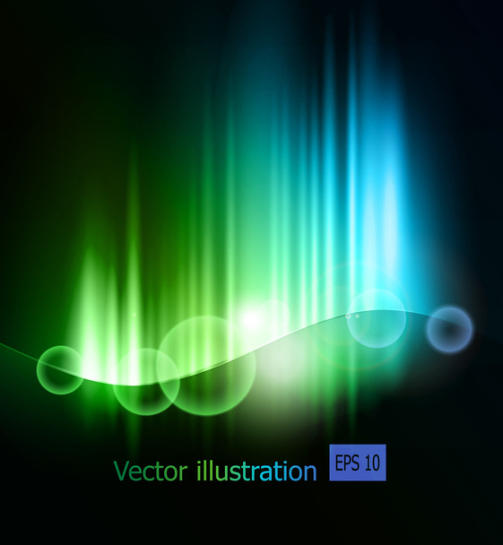 Abstract magic light background - Vektör, Görsel