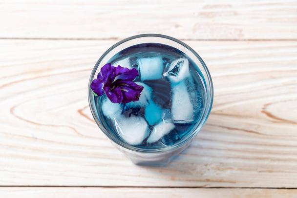 butterfly pea juice - Healthy Drink - Photo, image