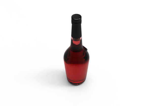bottle 3d isolate background - Photo, Image