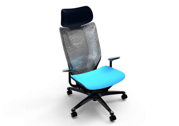 Moderna sedia girevole isolata su bianco
 - Foto, immagini