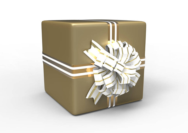 gift pack 3D isolate background - Photo, Image