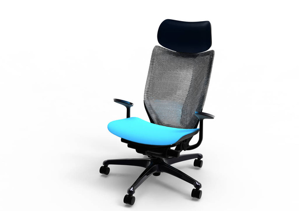 Moderní otočná židle izolované na bílém - Fotografie, Obrázek