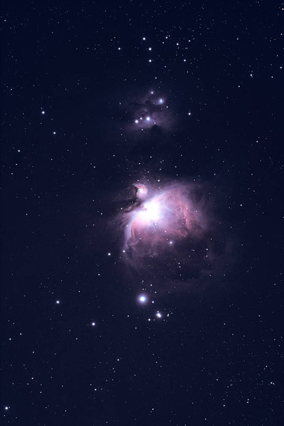 Samanyolu yıldızları astronomik teleskopla fotoğraflandı. Astronomi çalışmalarım. - Fotoğraf, Görsel