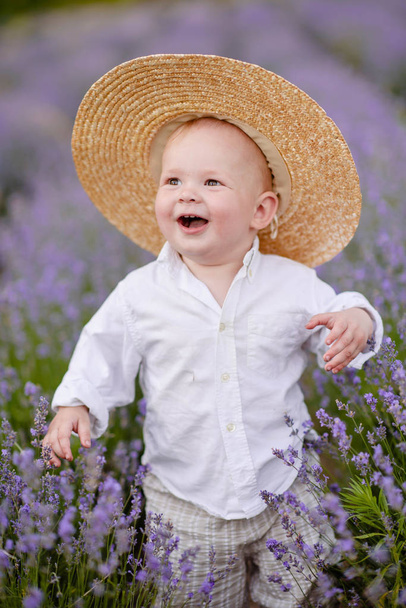 portrait of a little boy in nature - Photo, Image
