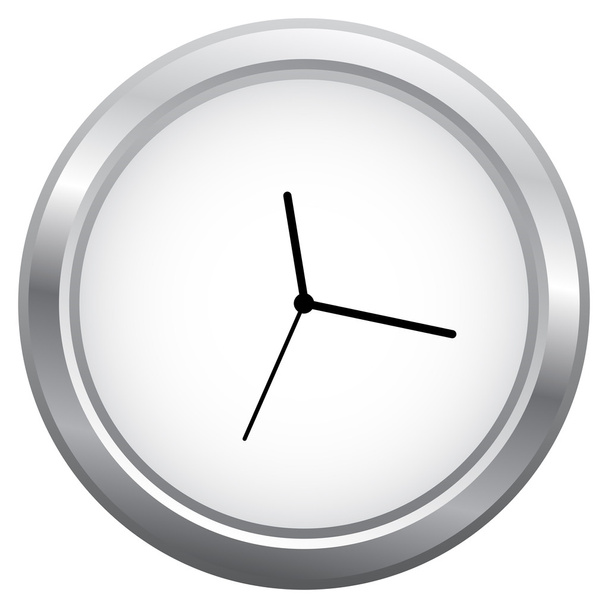 minimalistyczny zegar - Wektor, obraz