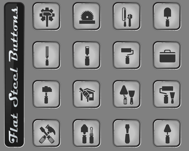 Work tools icons set - Vector, Image