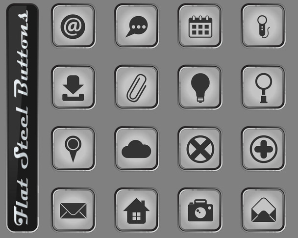 Conjunto de iconos de interfaz de usuario
 - Vector, imagen