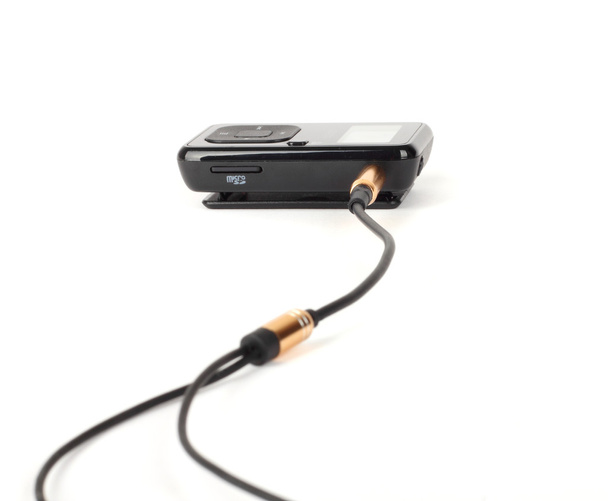 MP3 player, isolado em fundo branco
 - Foto, Imagem
