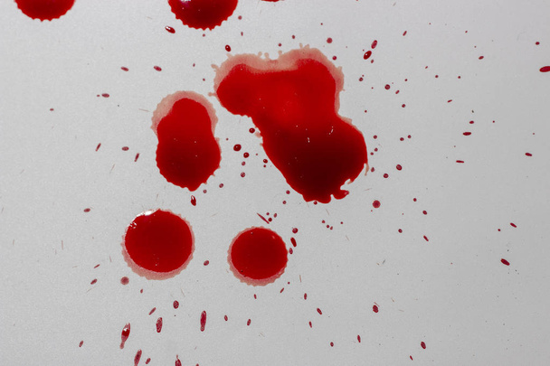 Fregadero de cocina con sangre para Halloween de cerca
 - Foto, imagen