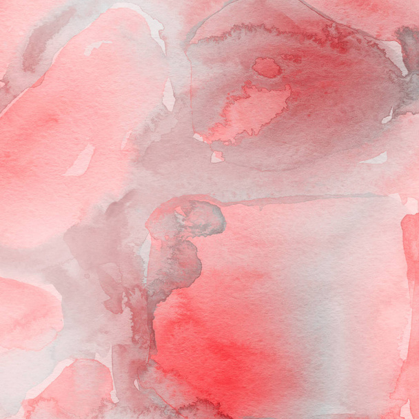 red watercolor paint texture, abstract background - Photo, Image