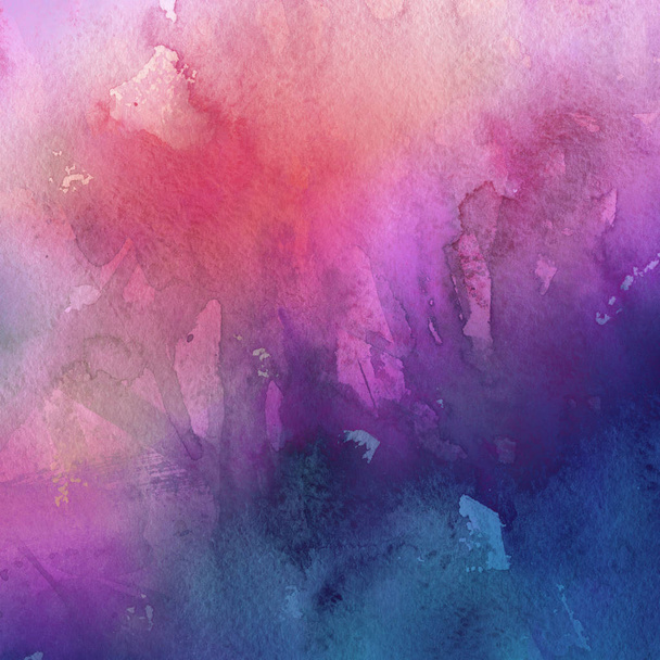 fundo abstrato multicolor com textura de tinta aquarela
 - Foto, Imagem