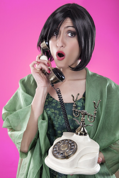 mujer en el teléfono - Foto, Imagen