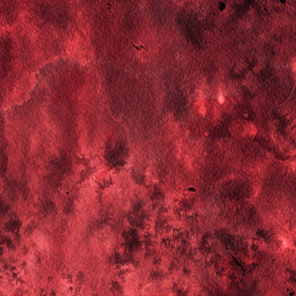 czerwona farba akwarela tekstury, streszczenie tło - Zdjęcie, obraz