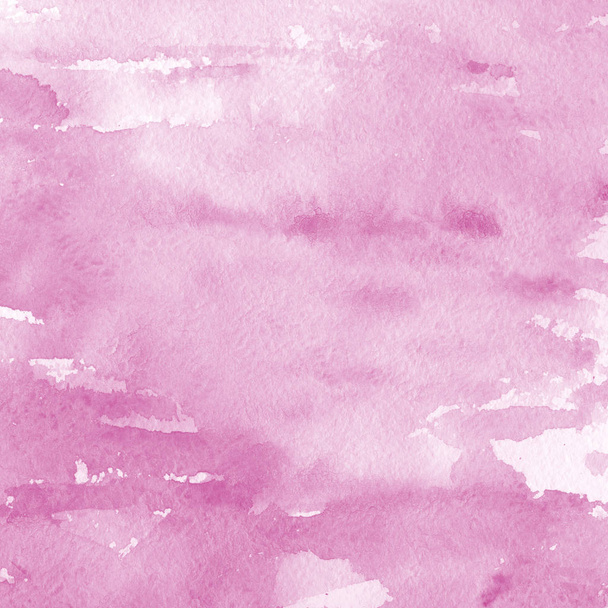 ピンク色の水彩絵の具の質感、抽象的な背景 - 写真・画像