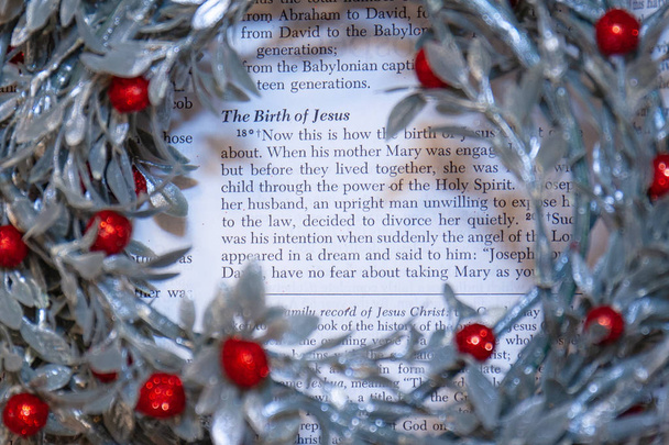 A Christmas Bible Reading - Photo, Image